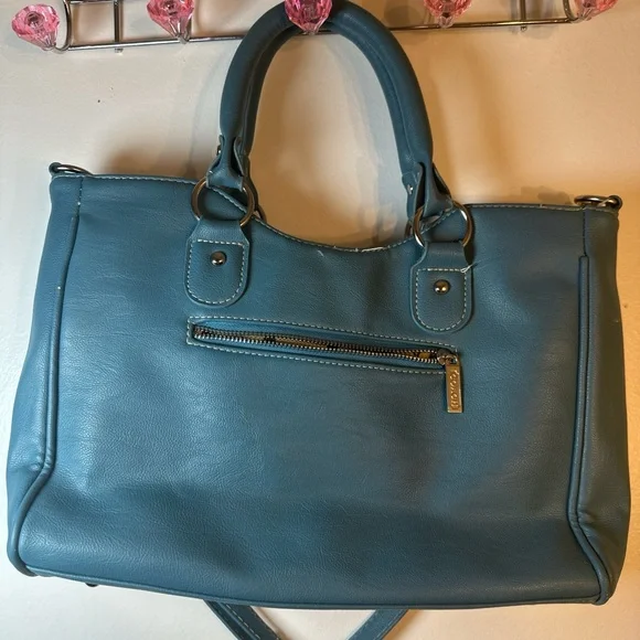 Coach Blue Satchel with Versatile Design - Picture 4 of 8